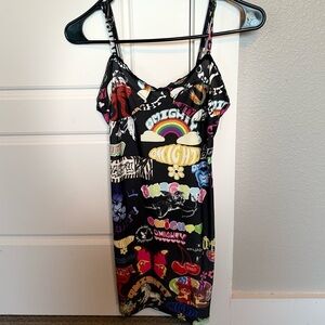 O-Mighty Logomania Dress Black